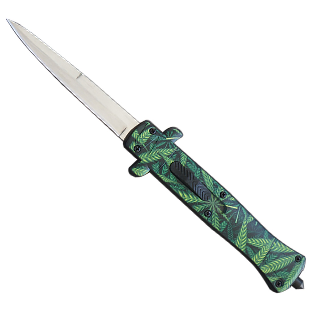 SAMPLE - High Leaf Quick-Deploy OTF Knife - ABS Black