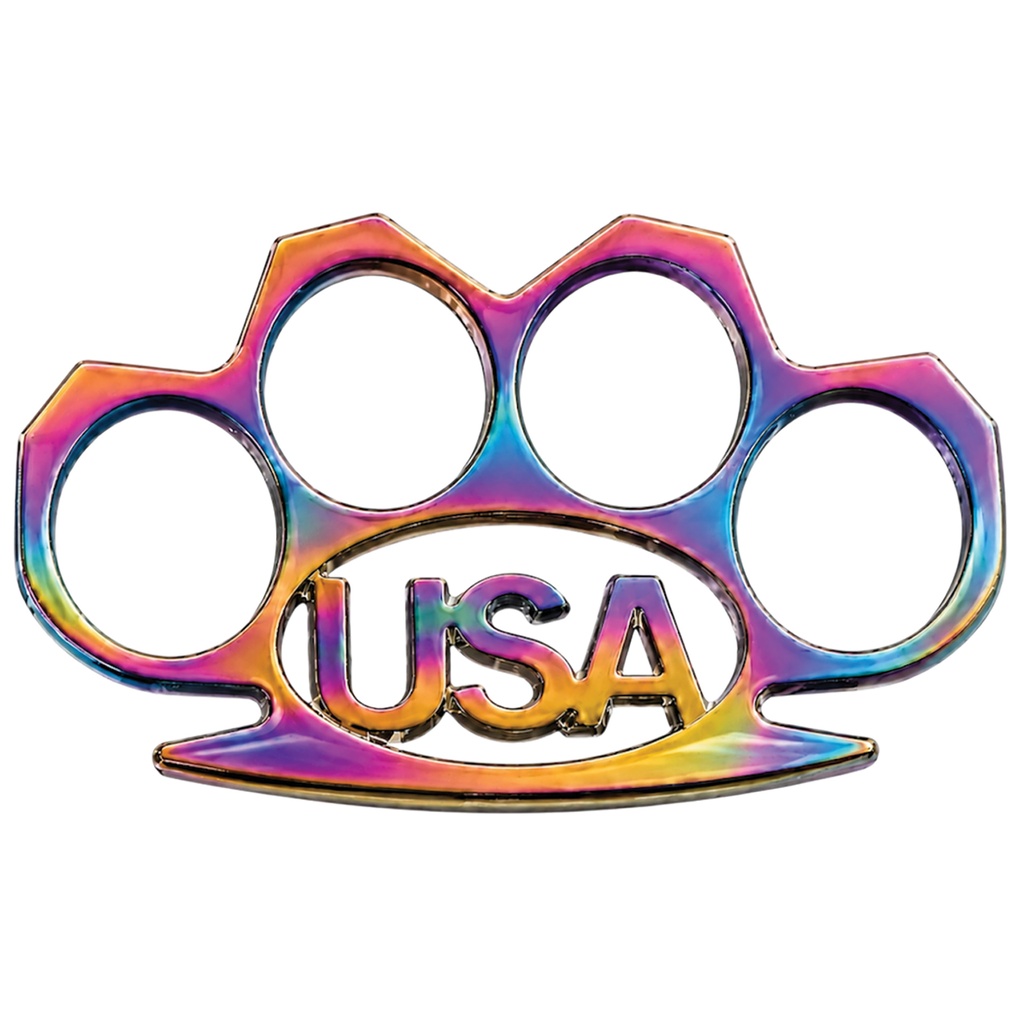 Patriot Prism USA Brass Knuckle - Rainbow Metal
