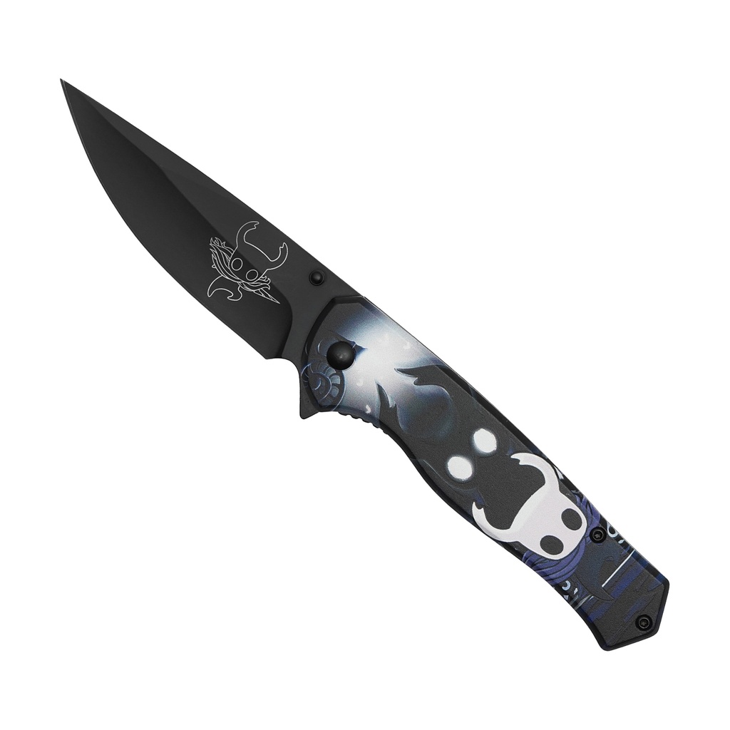 Voidborne Knight Gamer Series Assisted Knife - Black Steel