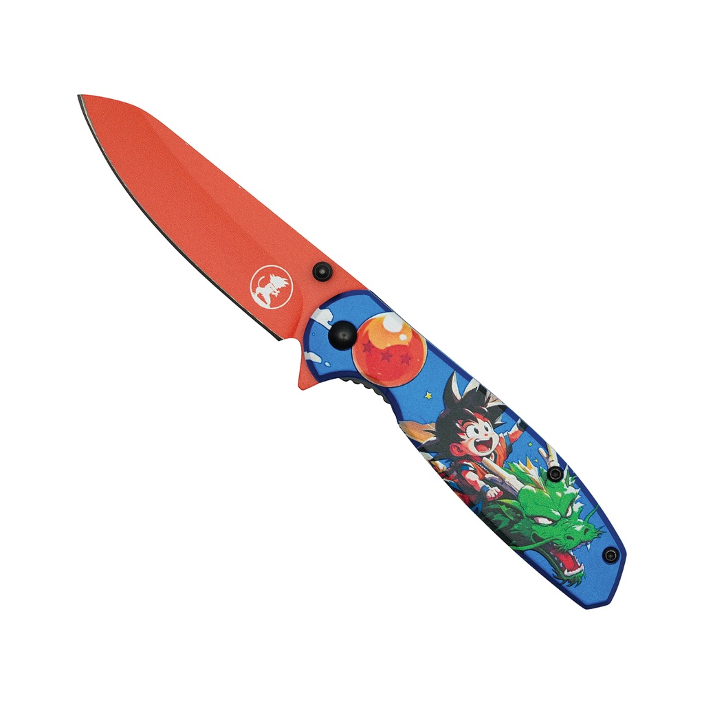 Dragon Quest Kid Warrior Assisted Opening Knife - Orange Blade