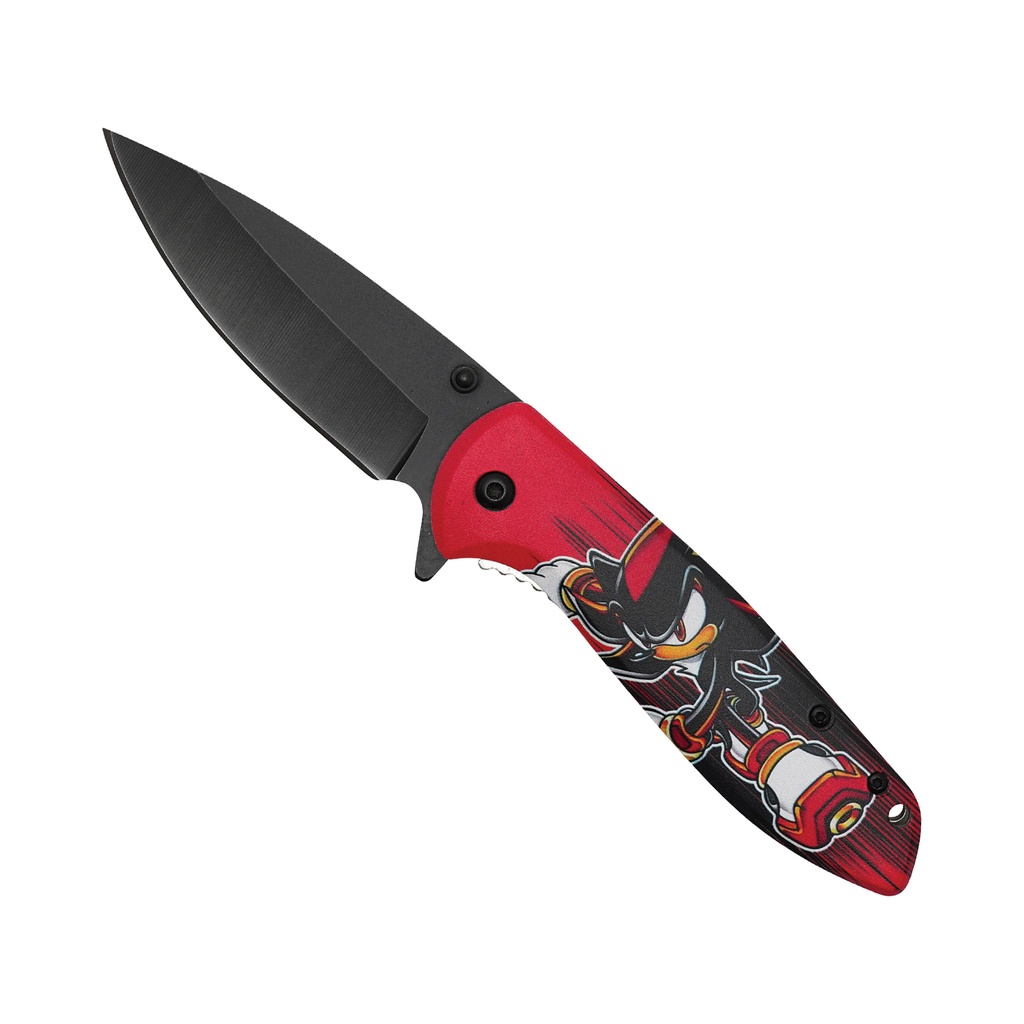 Shadow Rebellion Assisted Opening Knife - Dark Hedgehog Graphic