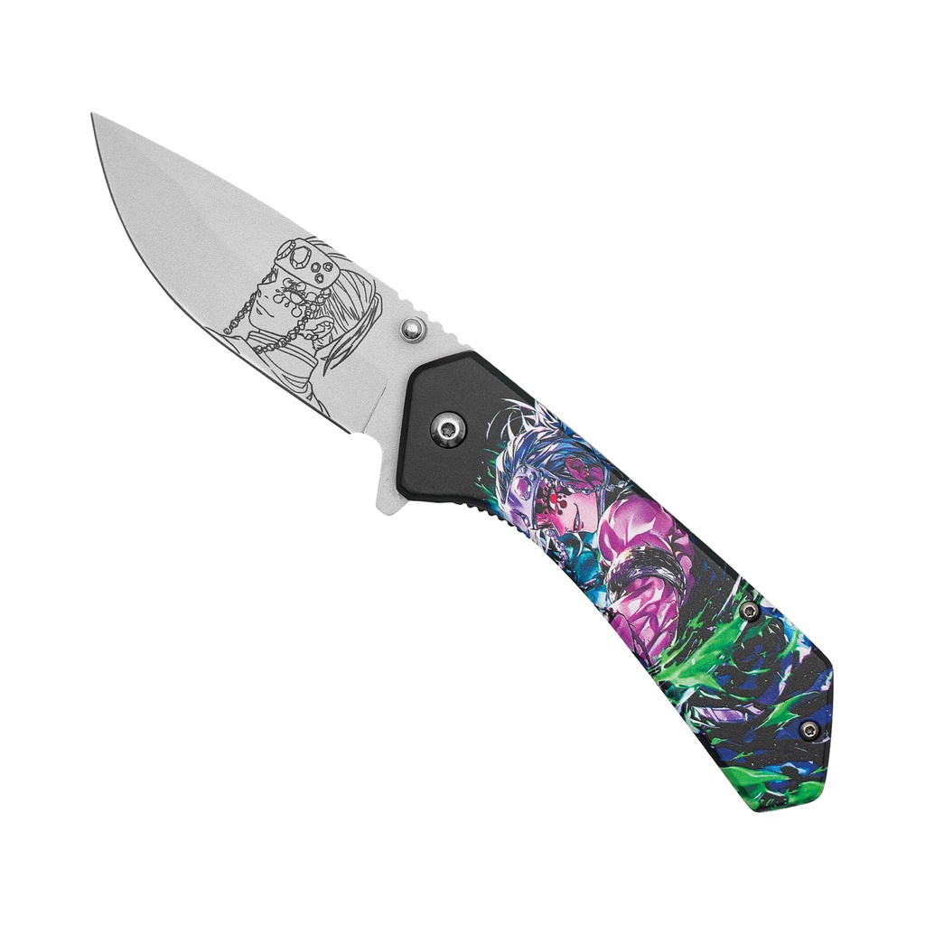 Sound Hashira Strike Assisted Opening Knife - Tengen Uzui Graphic