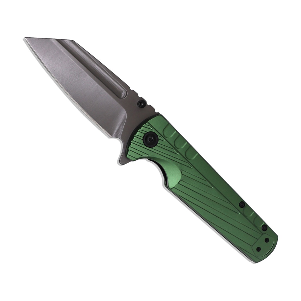 Urban Sentinel Quick-Deploy Spring Assisted Knife - Green Aluminum