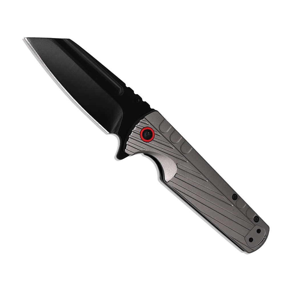 Redline Response Spring-Assisted EDC Knife - Grey Aluminum