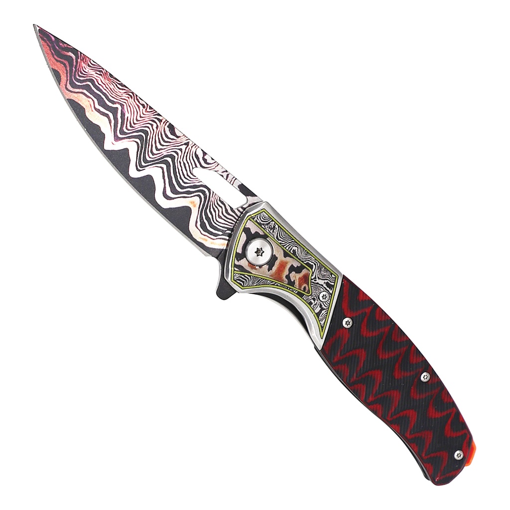 Ballistic Flow Manual Pocket Knife - Micarta Steel