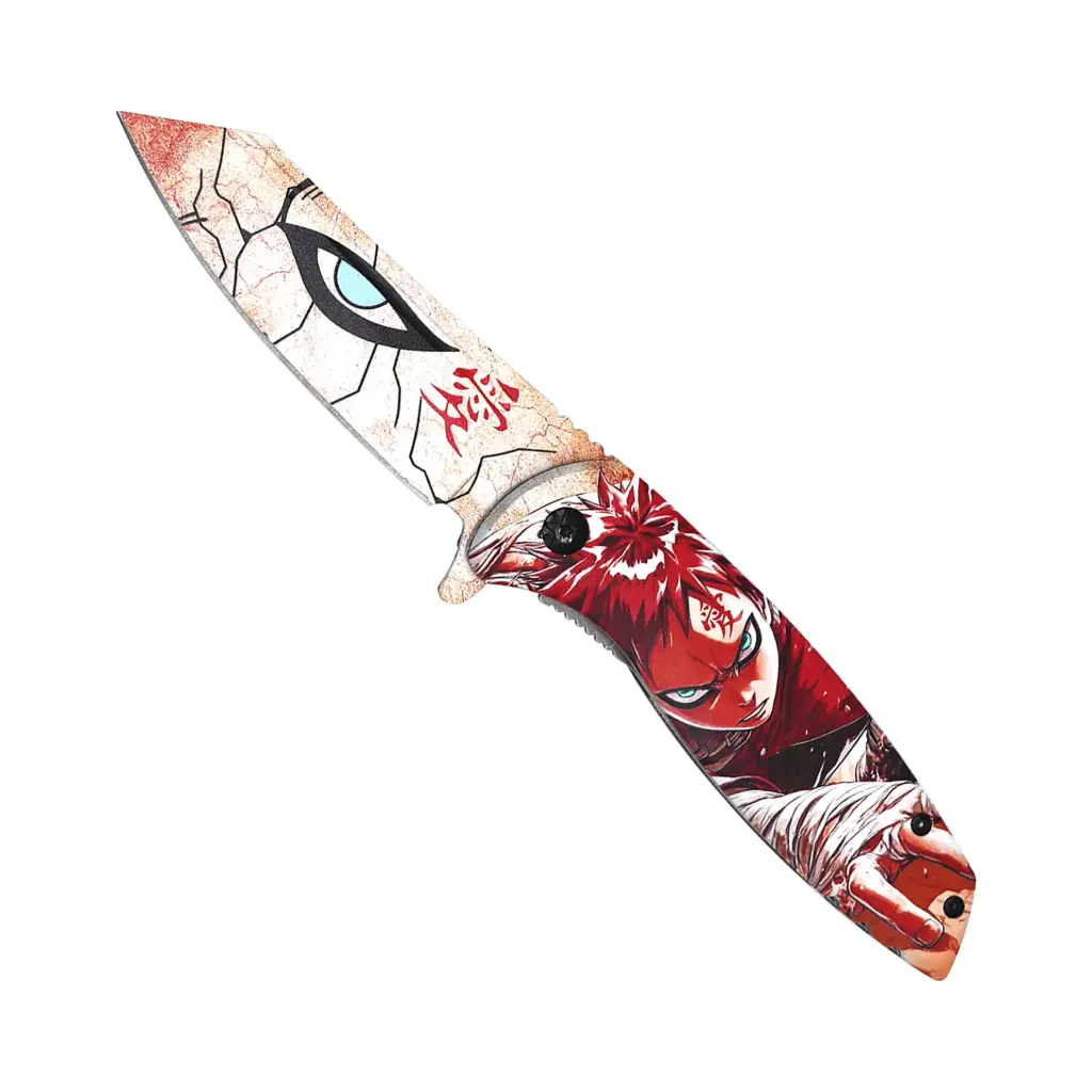 Hidden Sand Vanguard Spring-Assisted Folding Knife - Red & Tan