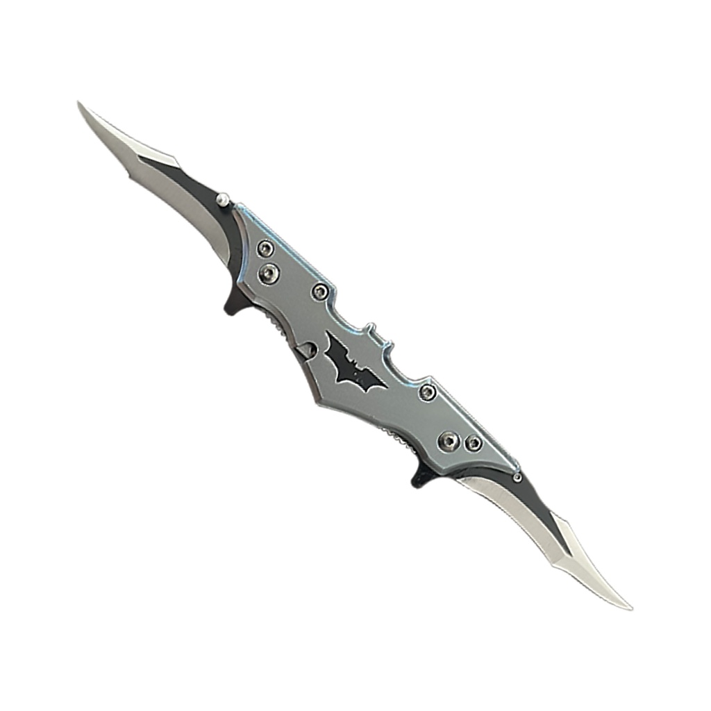 Batwing Dual-Edge QuickDeploy Assisted Knife - Gray Aluminum