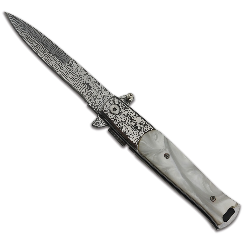 Pearl Mirage Gentleman’s Assisted Opening Knife - Pearlescent White