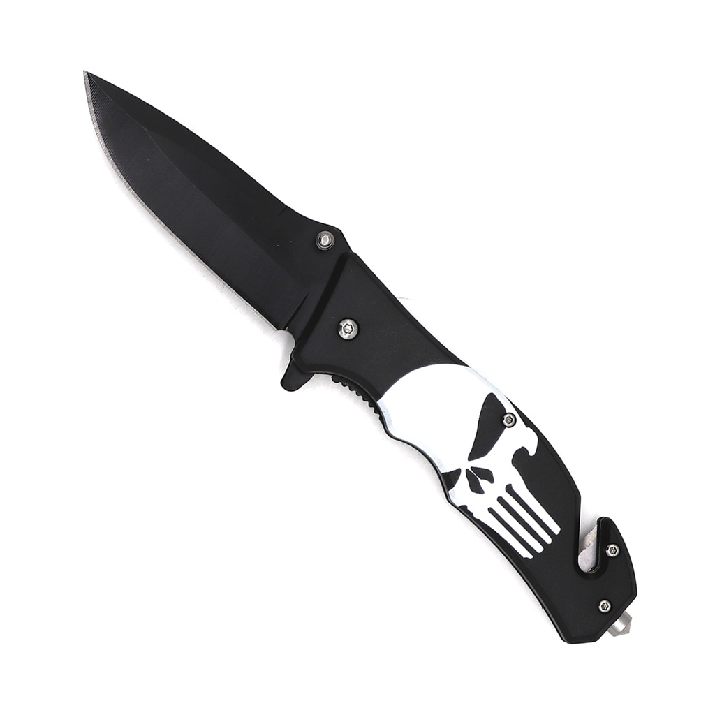 Skullguard Rapid-Deploy Assisted Opening Knife - Matte Black
