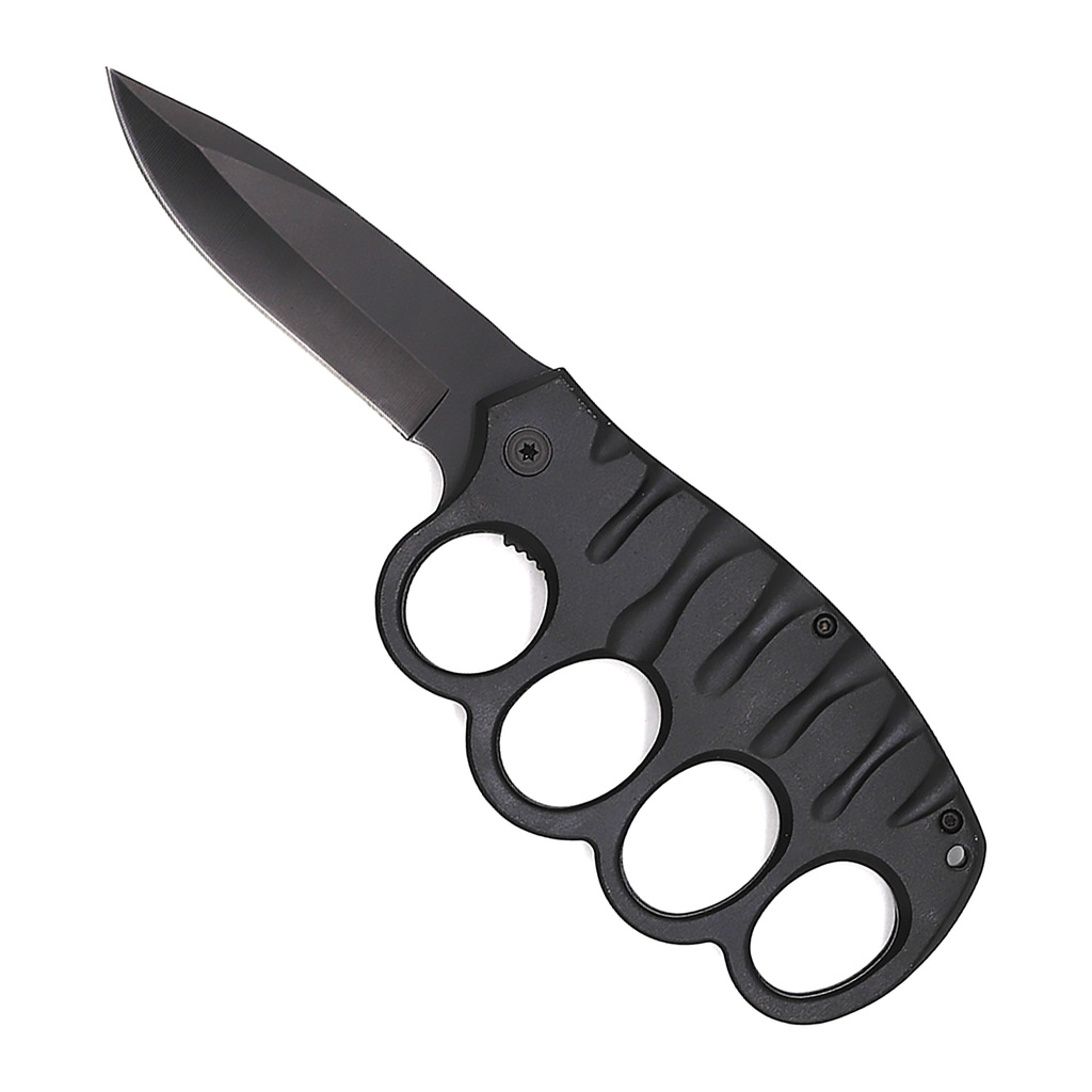 Trench Guard Rapid-Assist Knuckle Knife - Matte Black