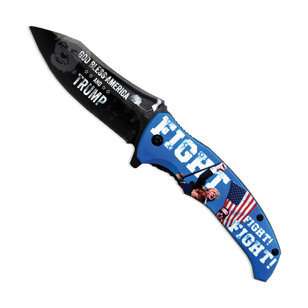 Liberty Fist Rapid-Deploy Assisted Opening Knife - USA Flag