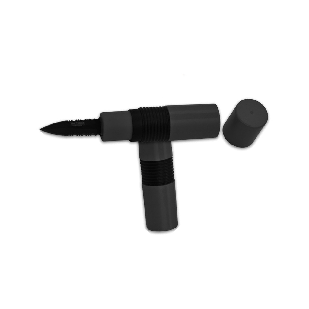 Shadow Agent Micro Fixed Hidden Knife - Matte Black