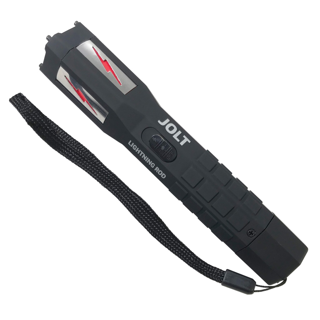 Lightning Rod Grab-Guard Stun Flashlight - Midnight Black