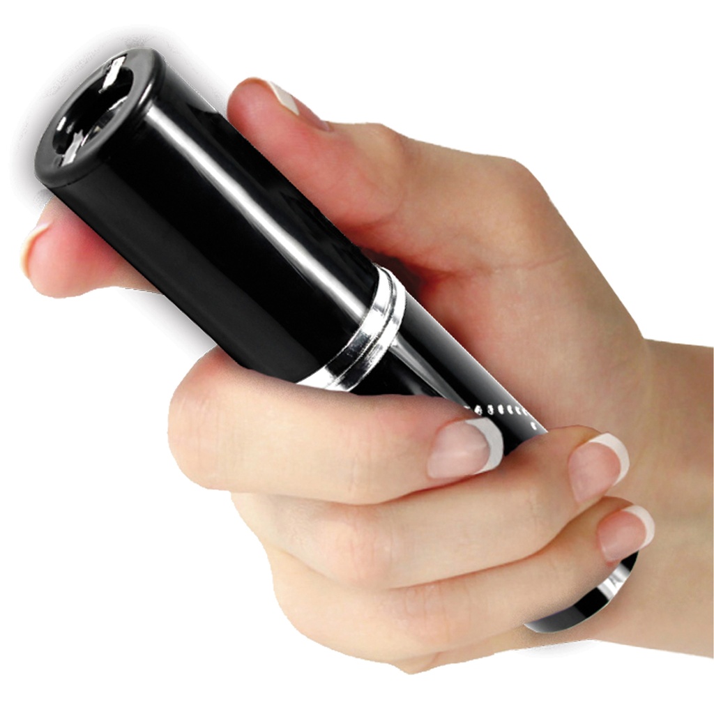 Velvet Mirage Discreet Perfume Stun Gun - Midnight Black