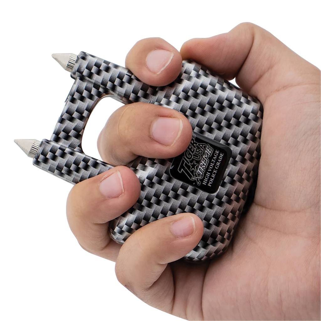 Stealth Guardian Shock-Control Tiger Claw Stun Gun - Carbon Fiber