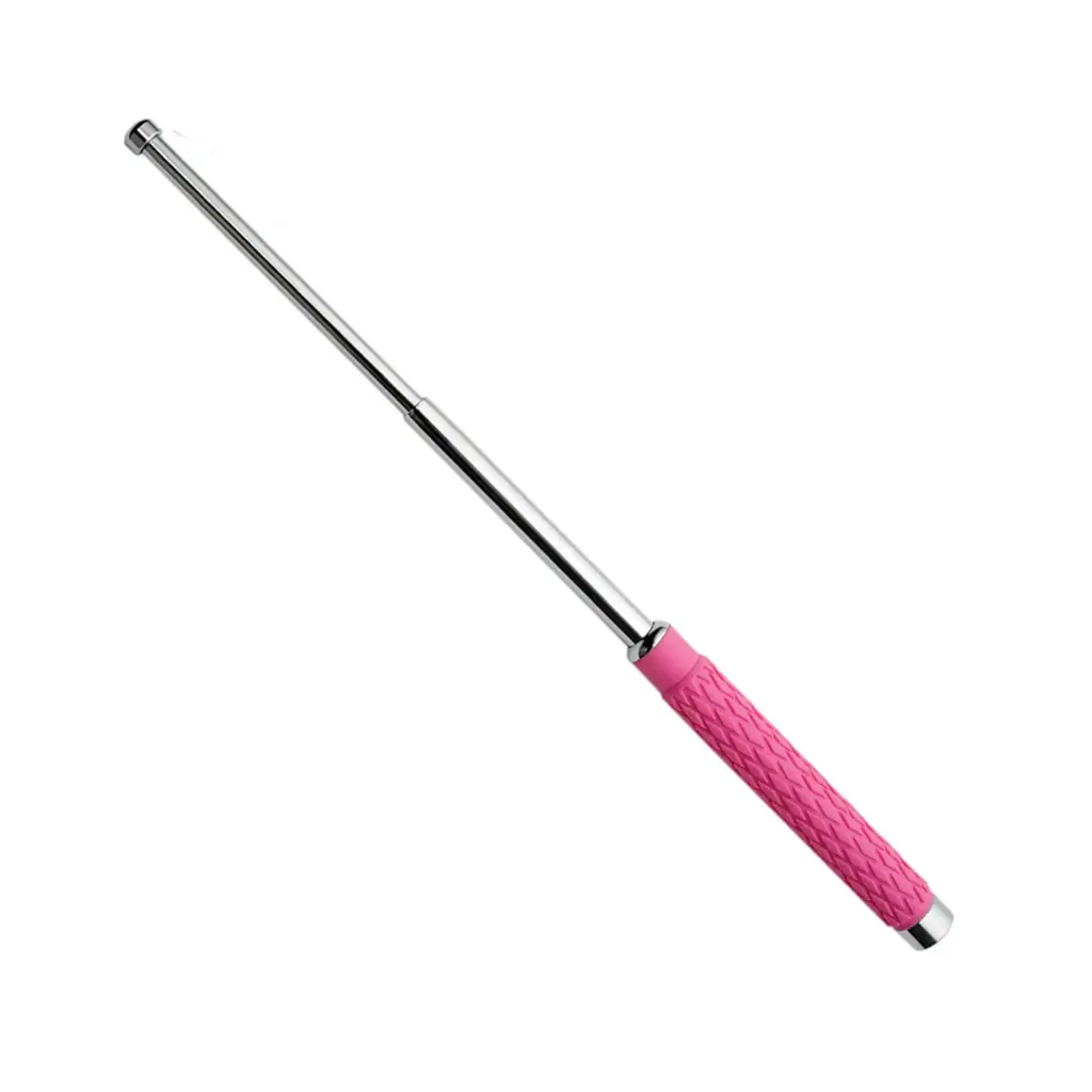 Urban Guardian Quick-Deploy Expandable Baton - Pink Steel