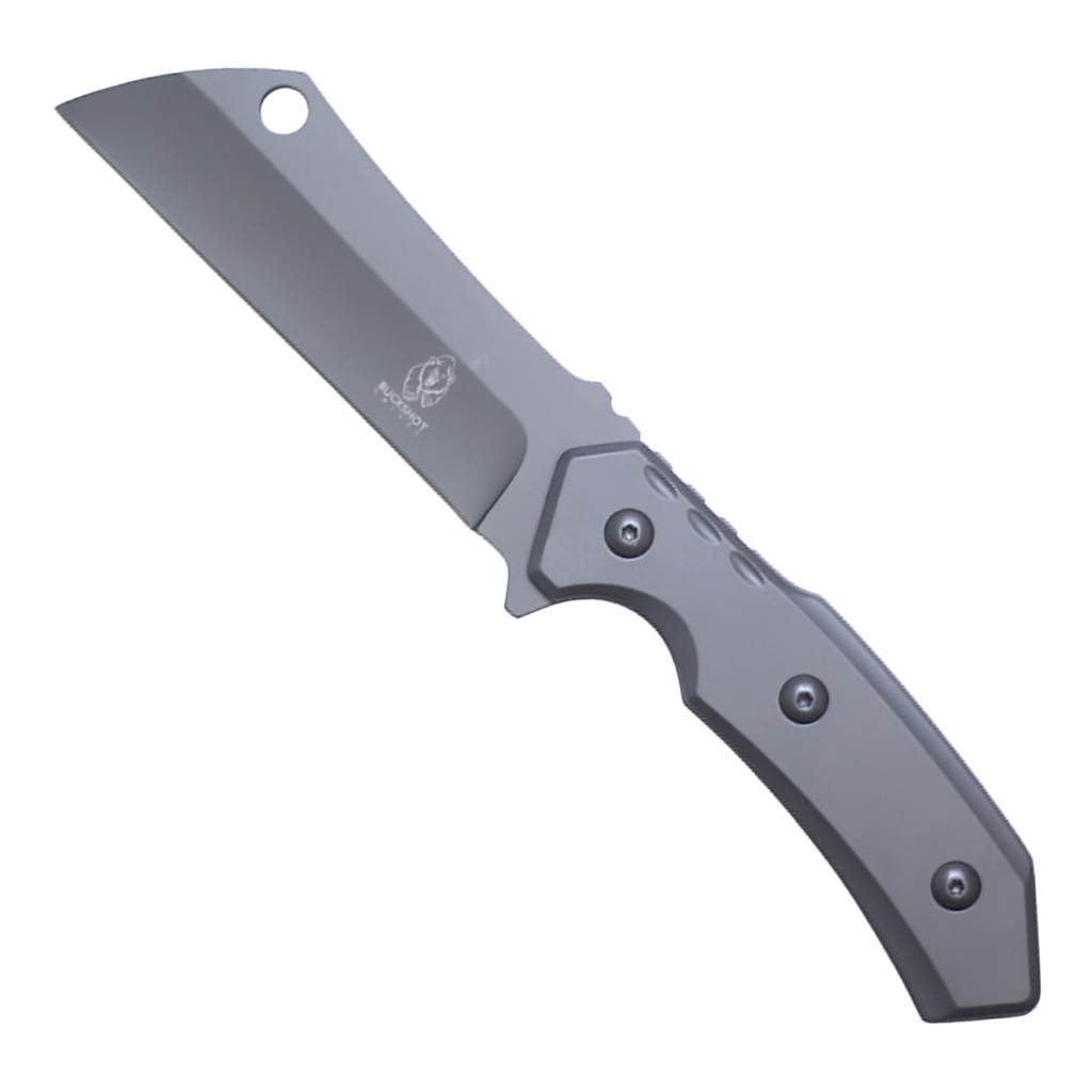 StealthHunter Field-Cleaver Full-Tang Fixed Blade Knife - Black