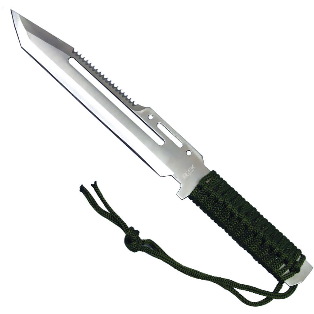 Sentinel Edge Full-Tang Survival Knife - Silver