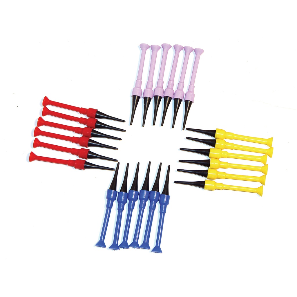 Colorburst Safety Practice Blowgun Darts - Multicolor Plastic