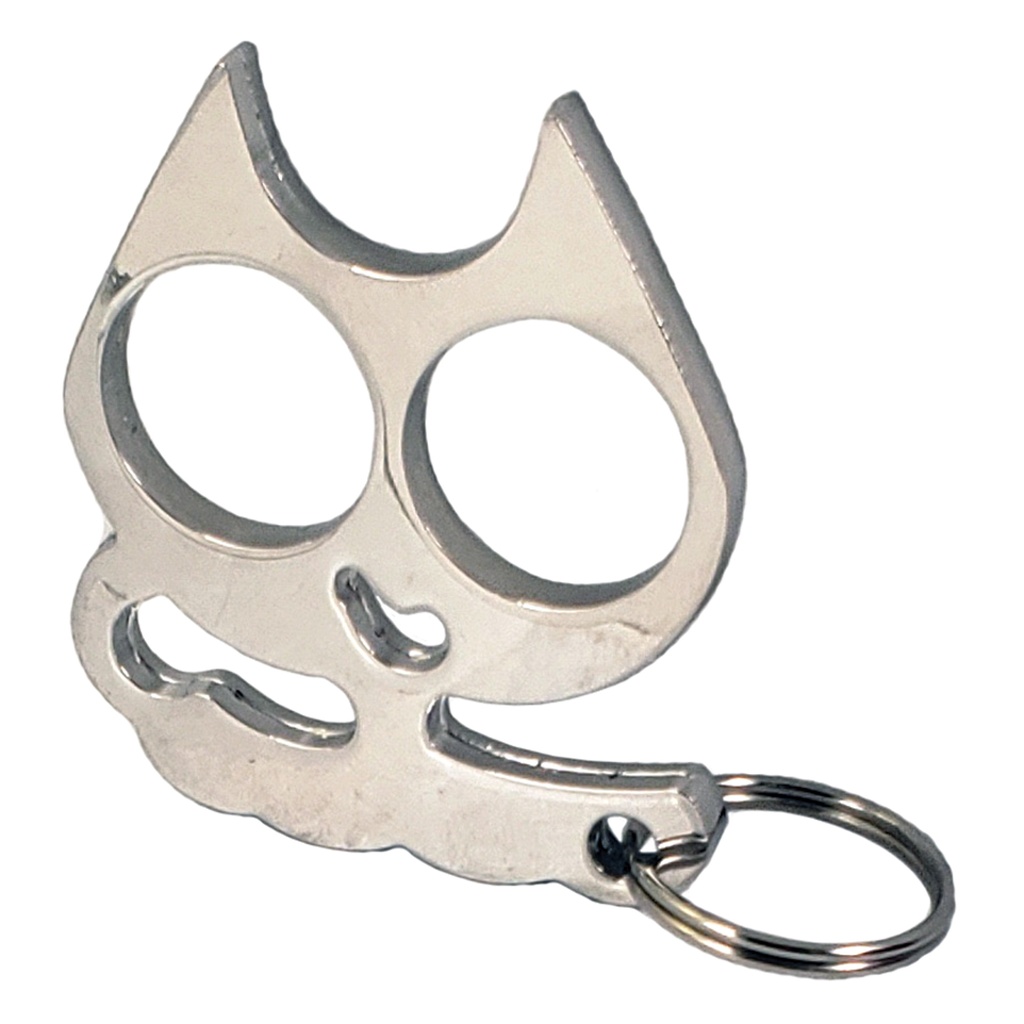 Hidden Claws Everyday Self-Defense Keychain - Silver