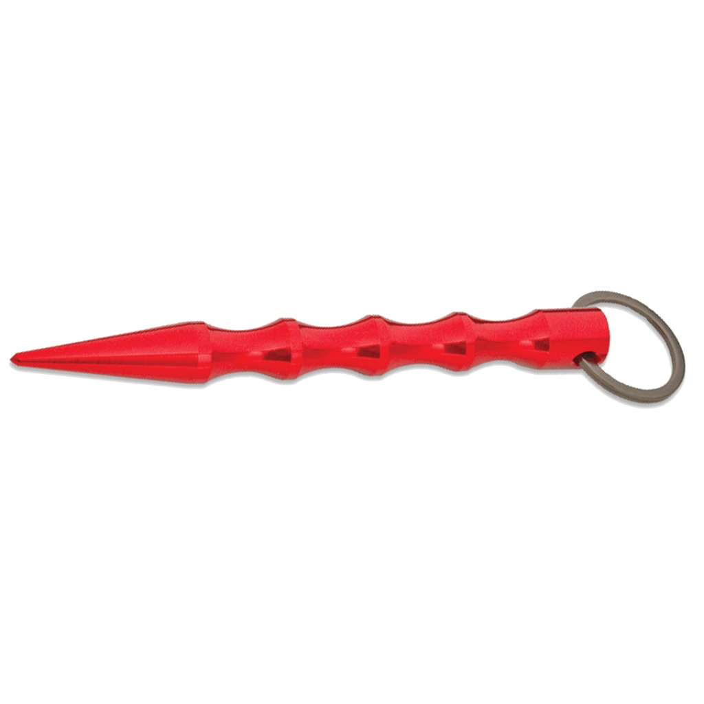 Signal Sentinel Grip Kubotan Keychain - Red Aluminum