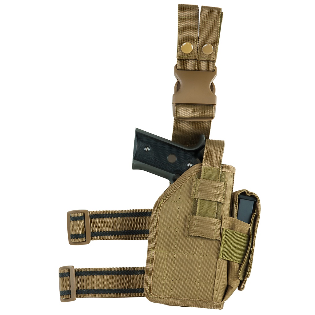 Desert Patrol Universal Drop Leg Holster - Coyote