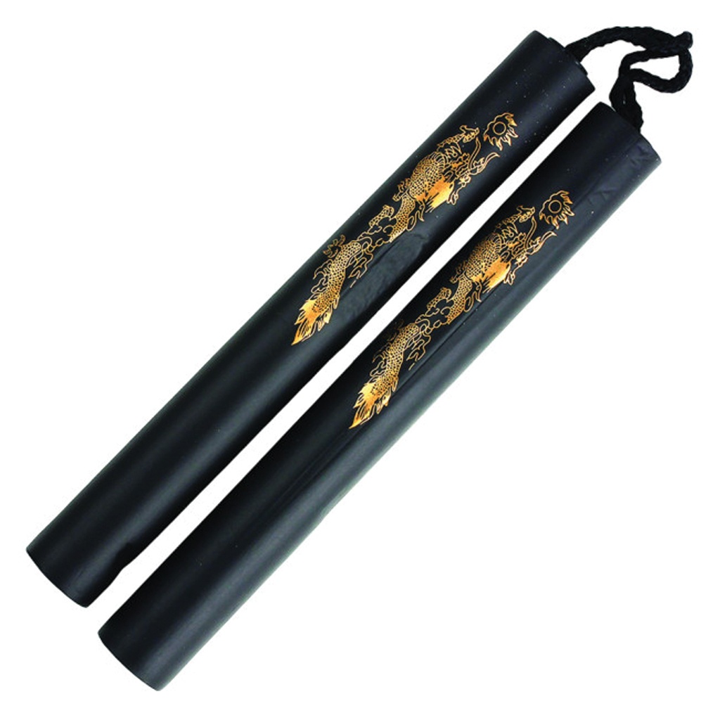 Dragon Flow Safe-Training Nunchaku - Black Foam