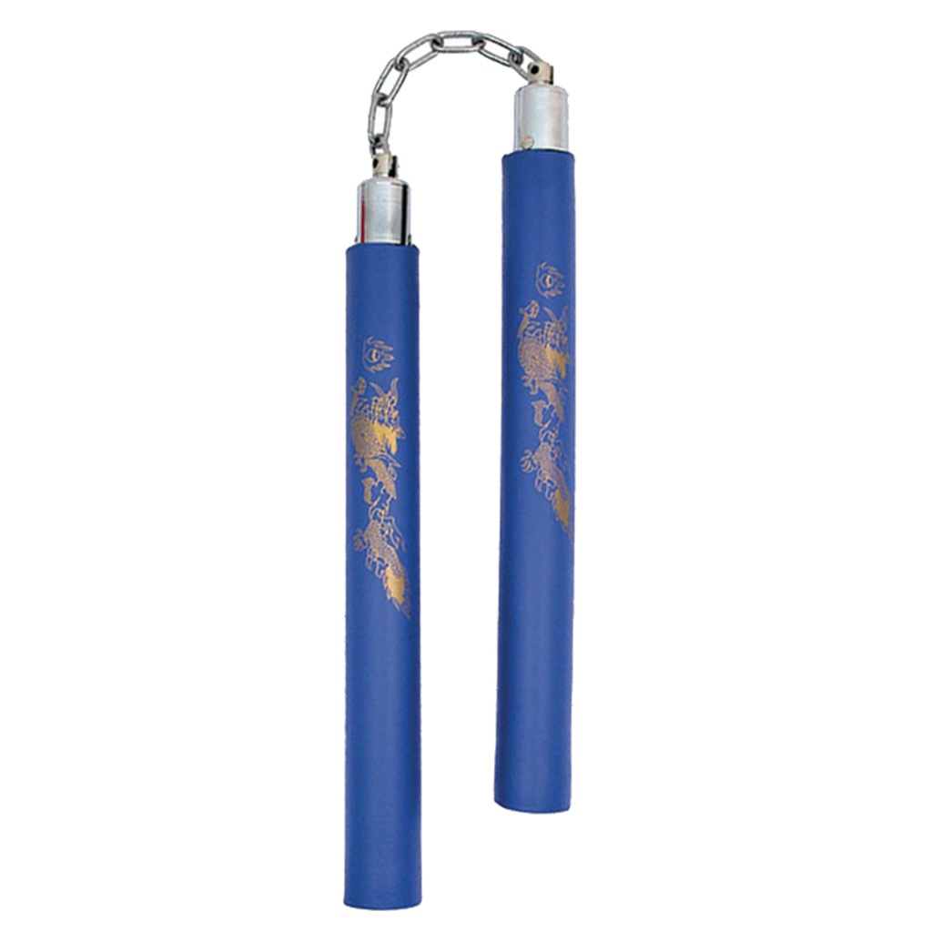 Blue Dragon Safe-Train Training Nunchucks - Blue Foam