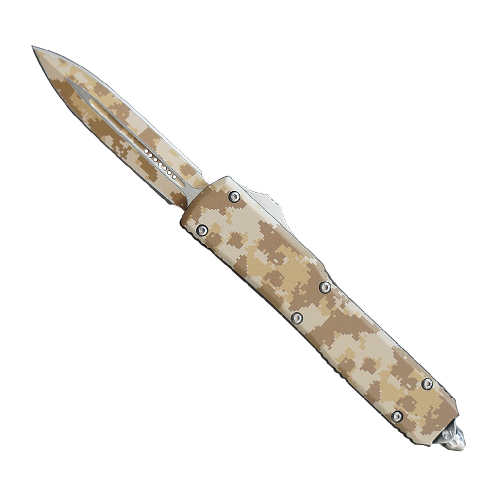 Pixel Phantom Rapid-Deploy OTF Knife - Digital Camo Aluminum