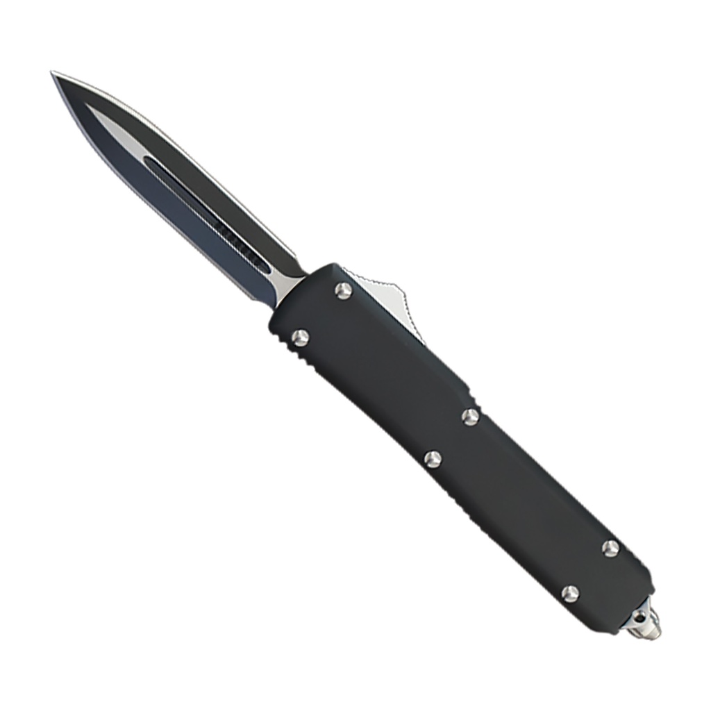 Shadowline Gentleman’s Double-Edge OTF Knife - Two-Tone Black