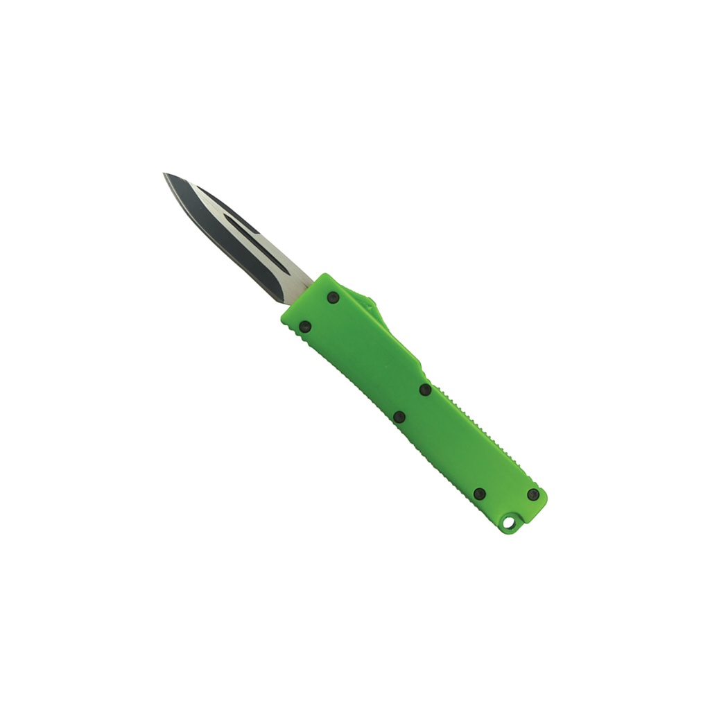 Signal Trigger Front-Button OTF Automatic Knife - Anodized Green