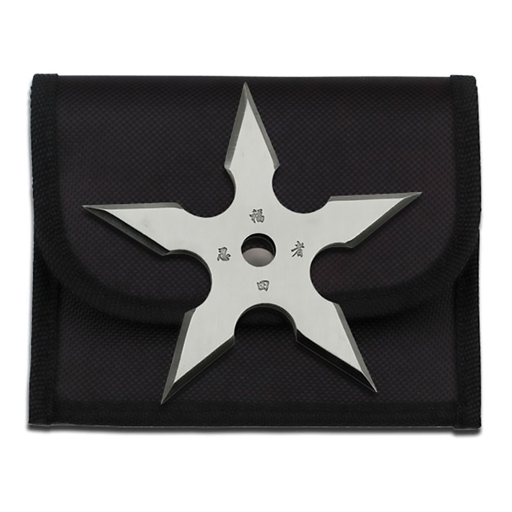 Glyph Compass Balanced Throwing Star - Silver