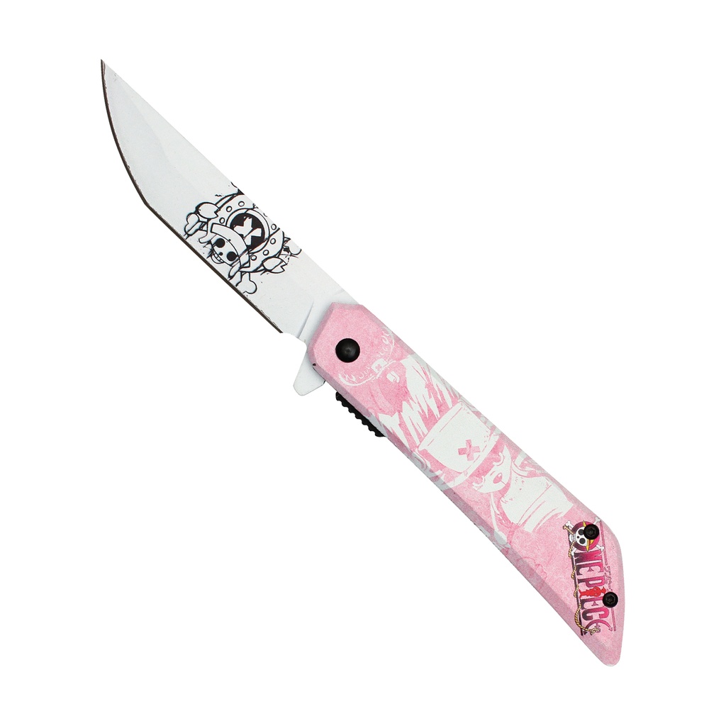 Chopper Tribute Quick-Deploy Assisted Pocket Knife - Pink Graphic