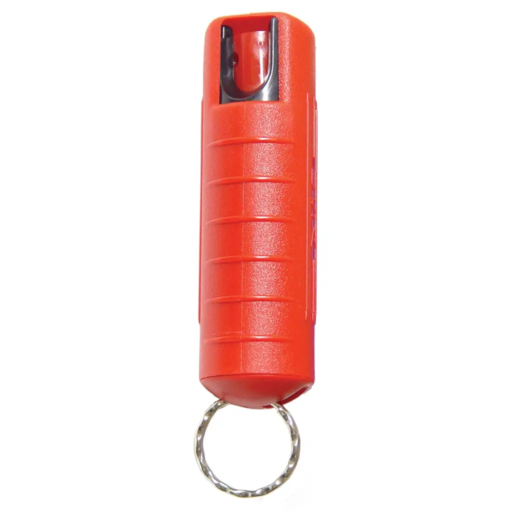 Beacon Grip Quick-Access Keychain Pepper Spray - Red Hardshell