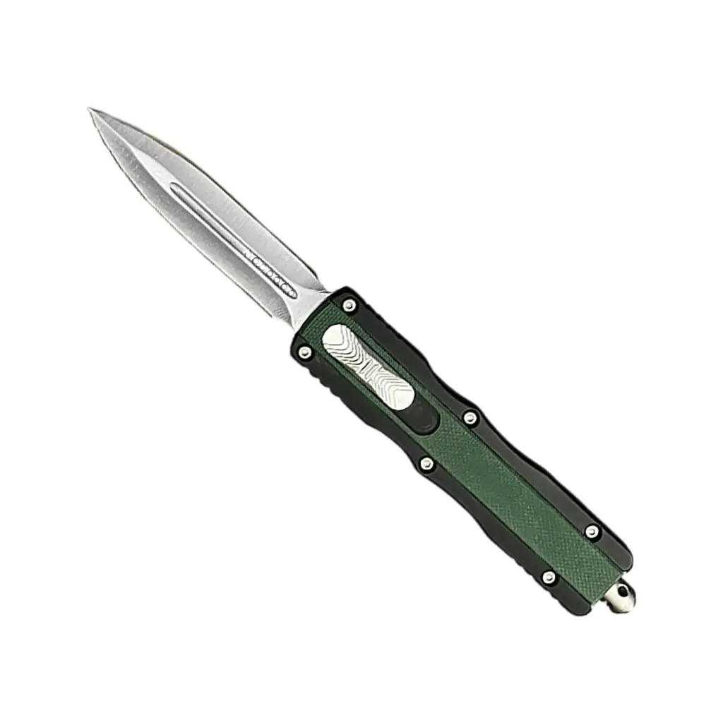 Patriot Flag Deep-Carry OTF Knife - Green G10