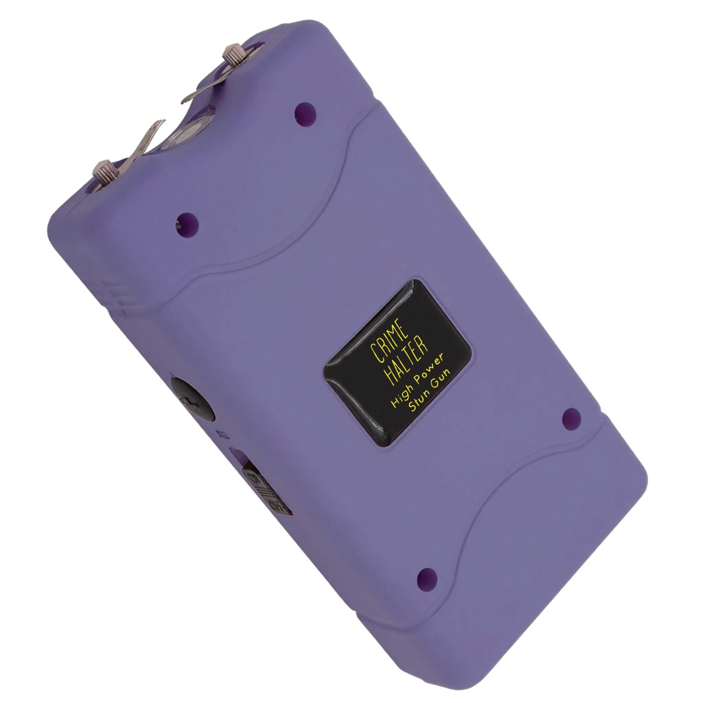 Demolisher Triple-Arc Rechargeable Stun Gun - Purple