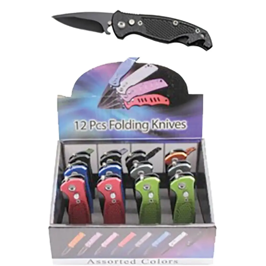 Civic Snap Retail-Ready Automatic Knife Set - Black Blade