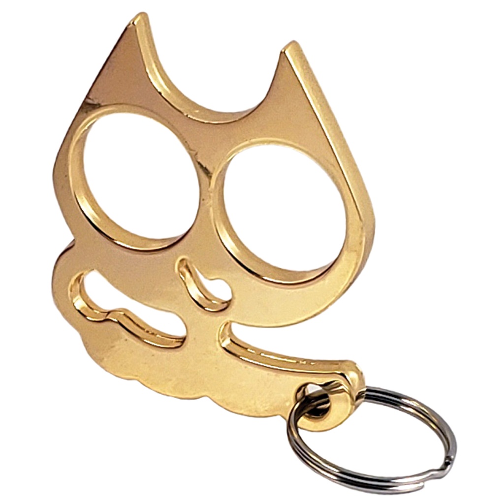 Earshield Compact Cat Self Defense Keychain - Gold