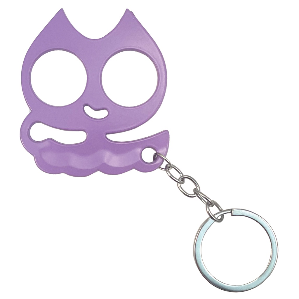 Pocket Panther Discreet Cat Self-Defense Keychain - Purple