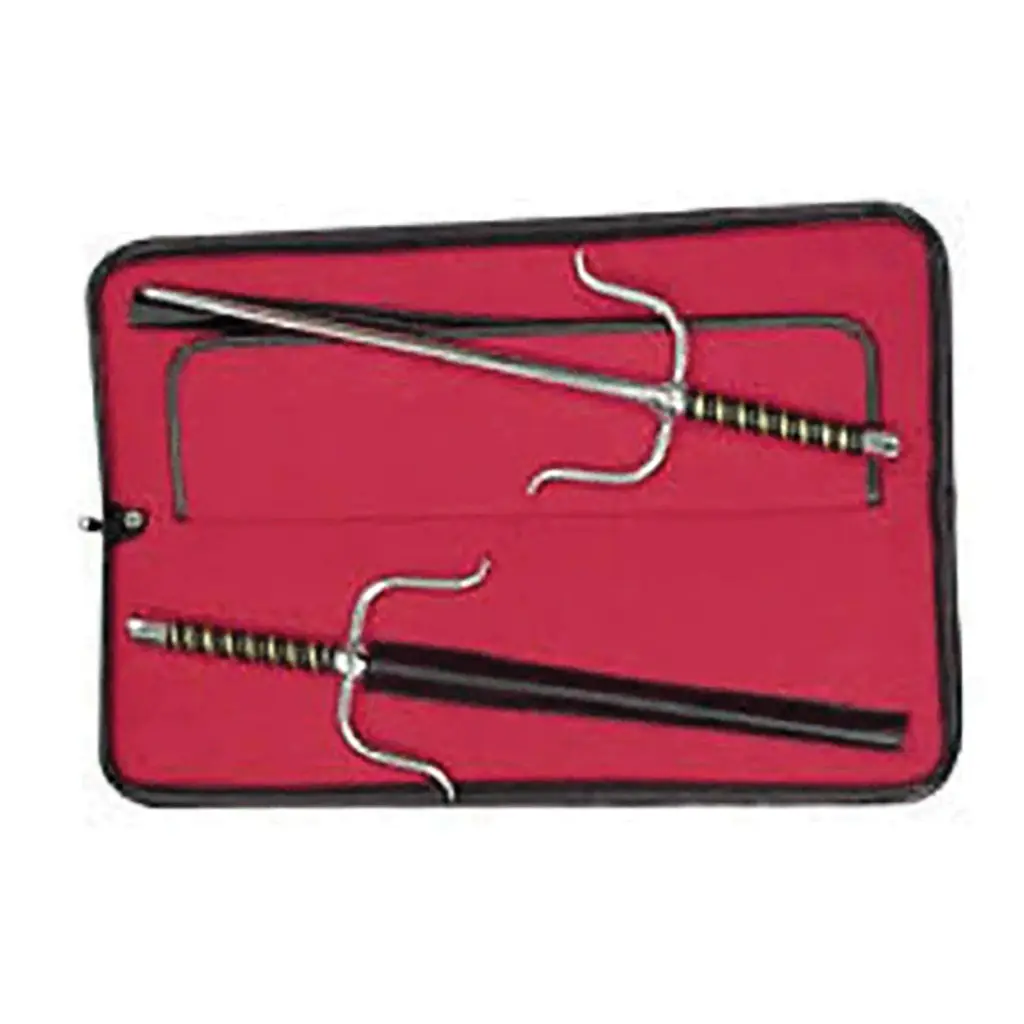 Velvet Guard Double-Carry Sai Case - Black Vinyl