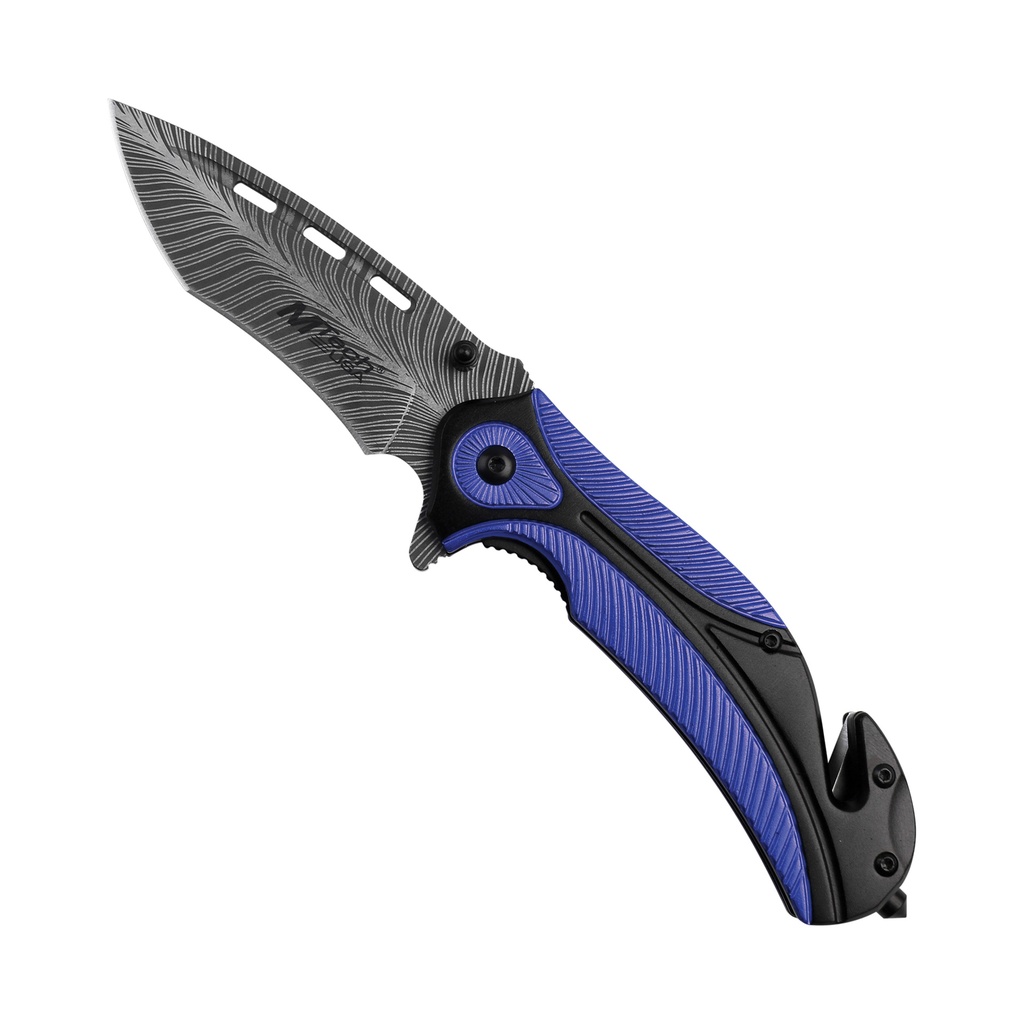 Blueline Rescue Edge Assisted Opening Knife - Two-Tone Aluminum