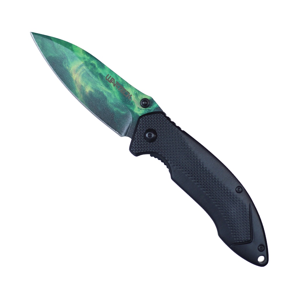 Nebula Edge Assisted Opening Pocket Knife - Green Galaxy