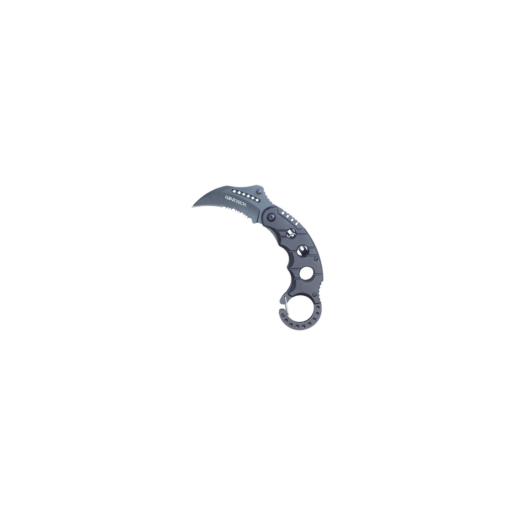 Shadow Talon Rapid-Deploy Karambit Knife - Matte Black