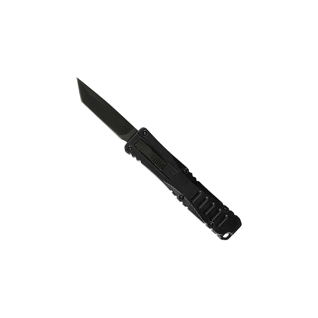 Stealth Edge Micro Tanto OTF Knife - Midnight Black