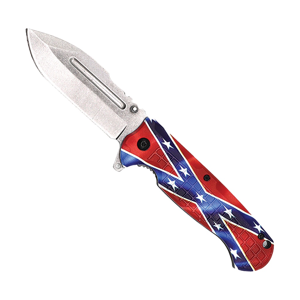Rebel Heritage Assisted Opening Knife - Confederate Flag