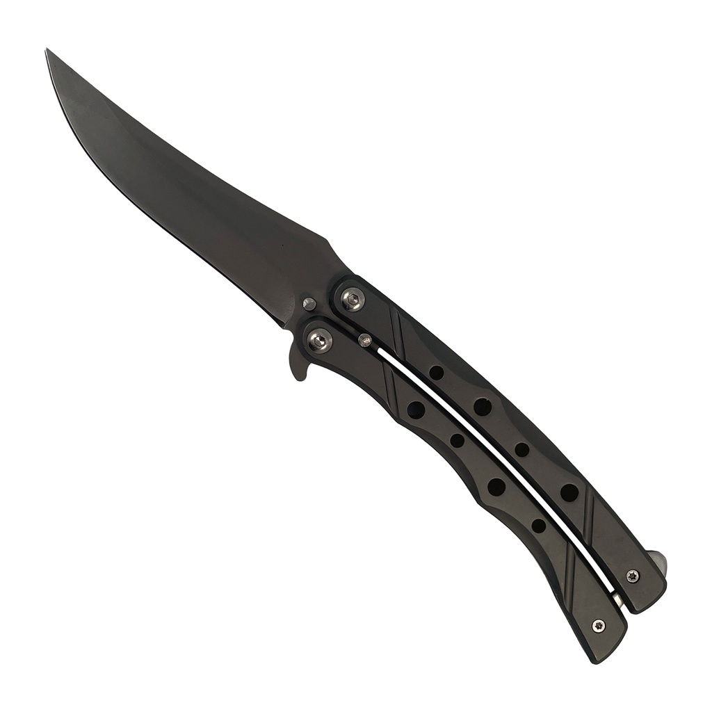 Upswept Blade Butterfly Knife - Gray