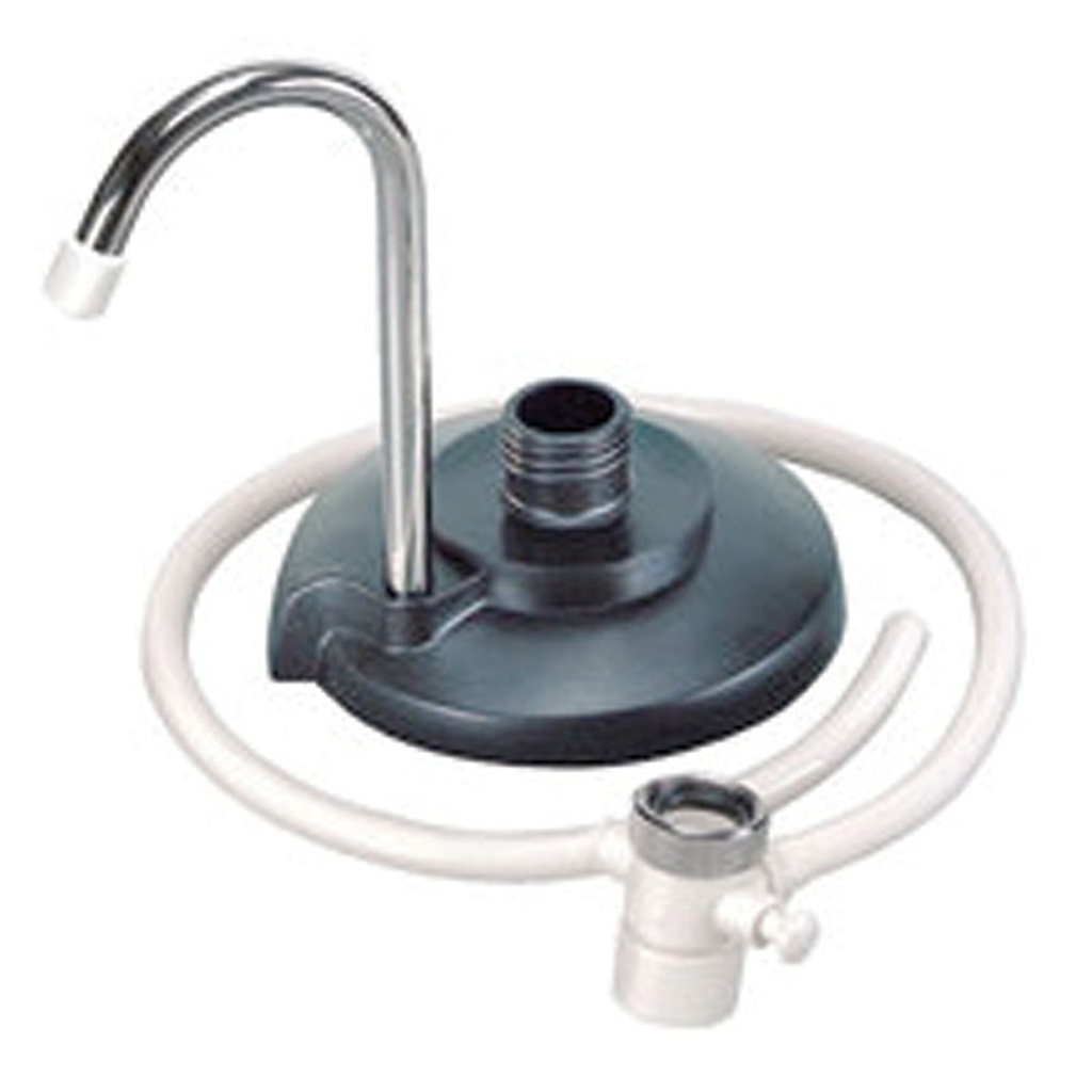 Compact Tap Station Combi Faucet Adaptor - Black White
