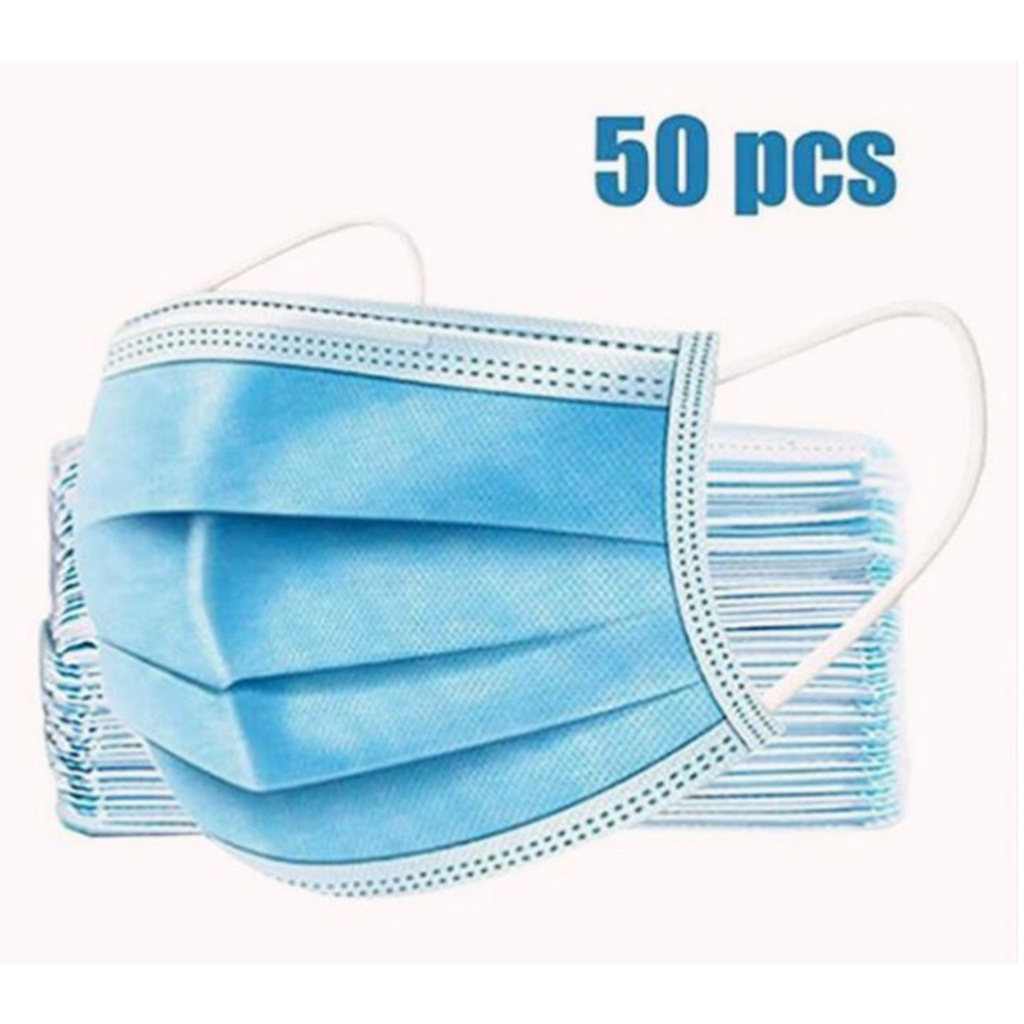Triple Layer Surgical Mask - 50 Pack