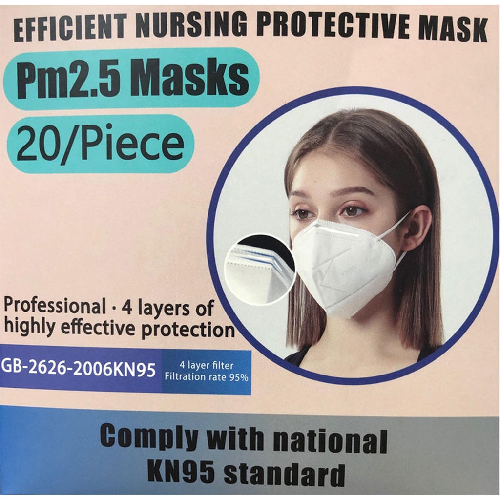 Clinical Everyday Shield KN95 Respirator Mask - White