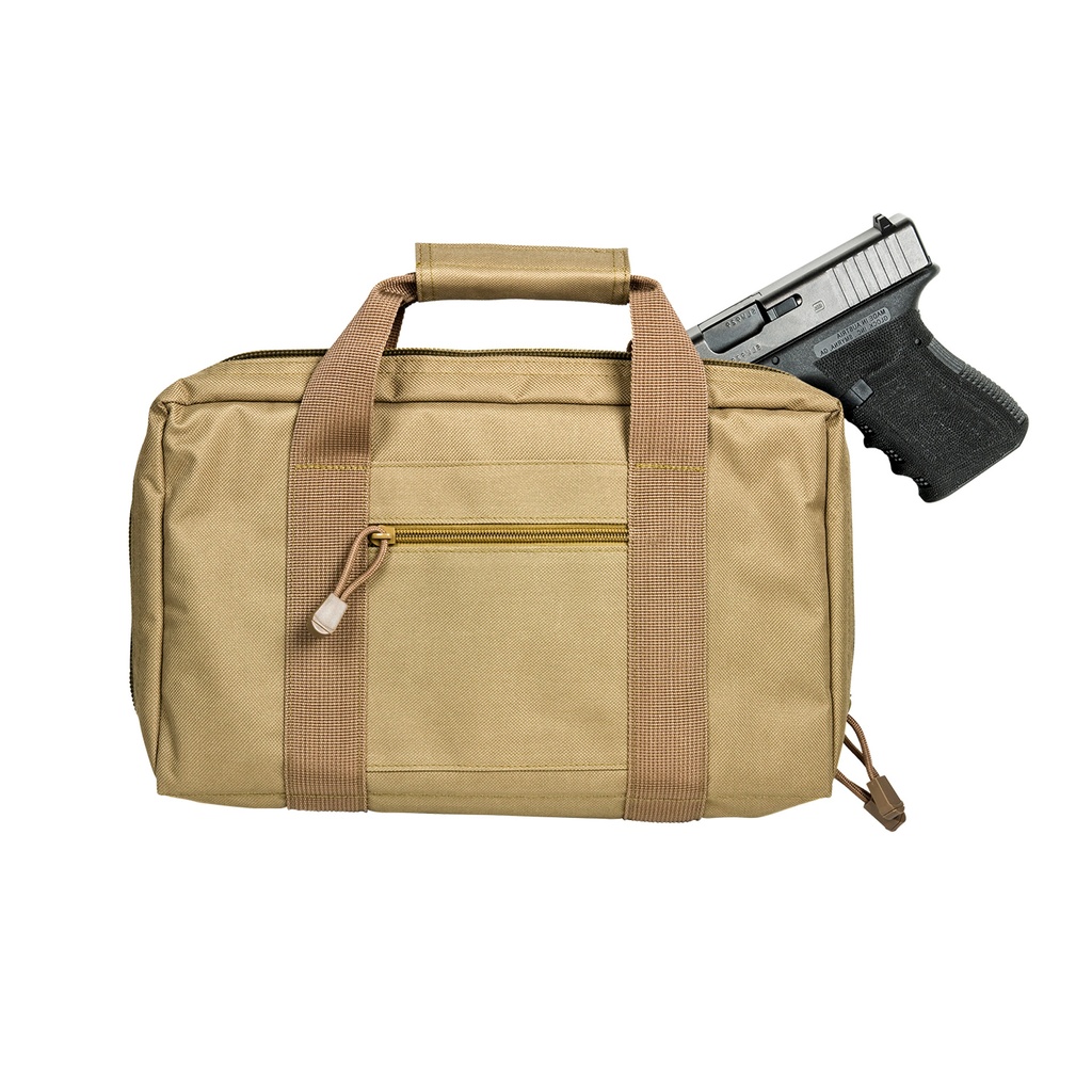 Quiet Operator Dual-Carry Pistol Case - Coyote Tan